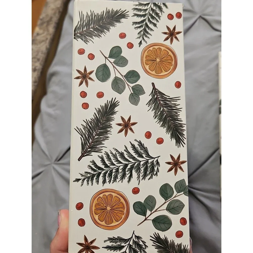 Lady Jayne Storage Box Citrus, Berry, Spice Greenery Holiday Theme 9